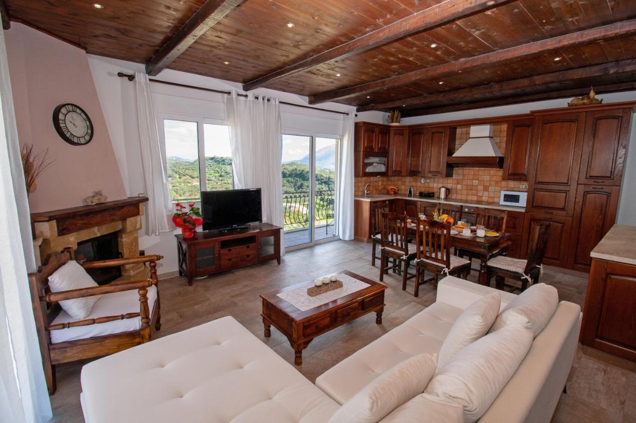 Mylos House With Sea View 릭수리 외부 사진